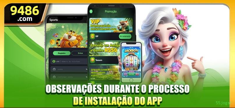 Central de dúvidas rápidas sobre o app 55jogar